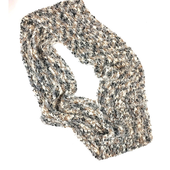 Steve Madden Everyday Gray Nylon Blend Soft Infinity Scarf - Picture 2 of 7